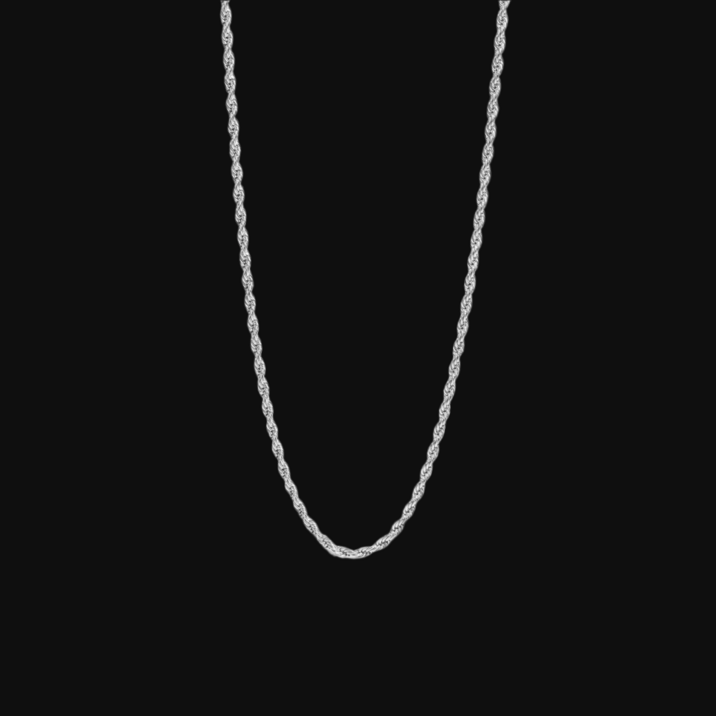 Stainless Steel Rope Chain Necklace