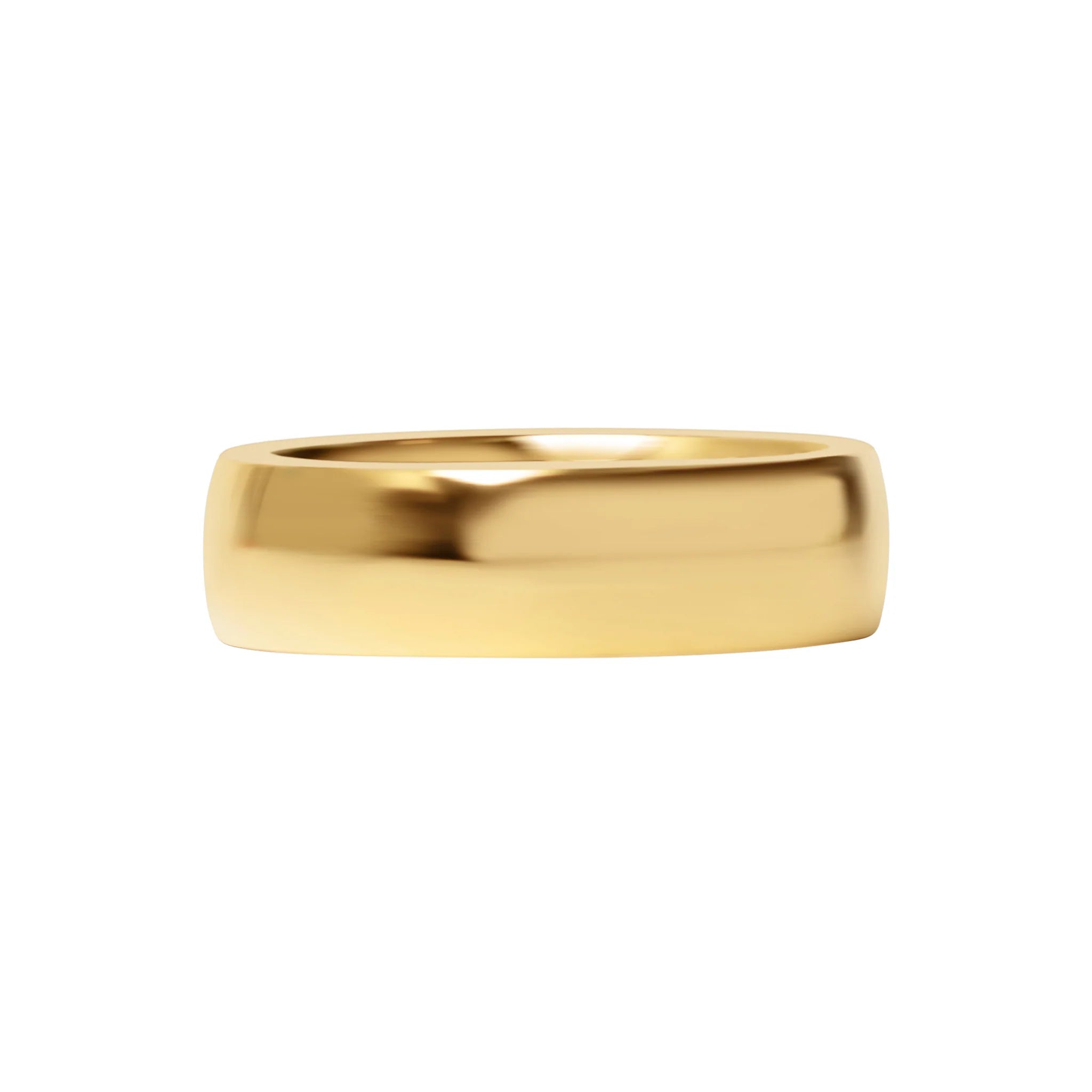 18K Gold PVD Stainless Steel Blank Ring