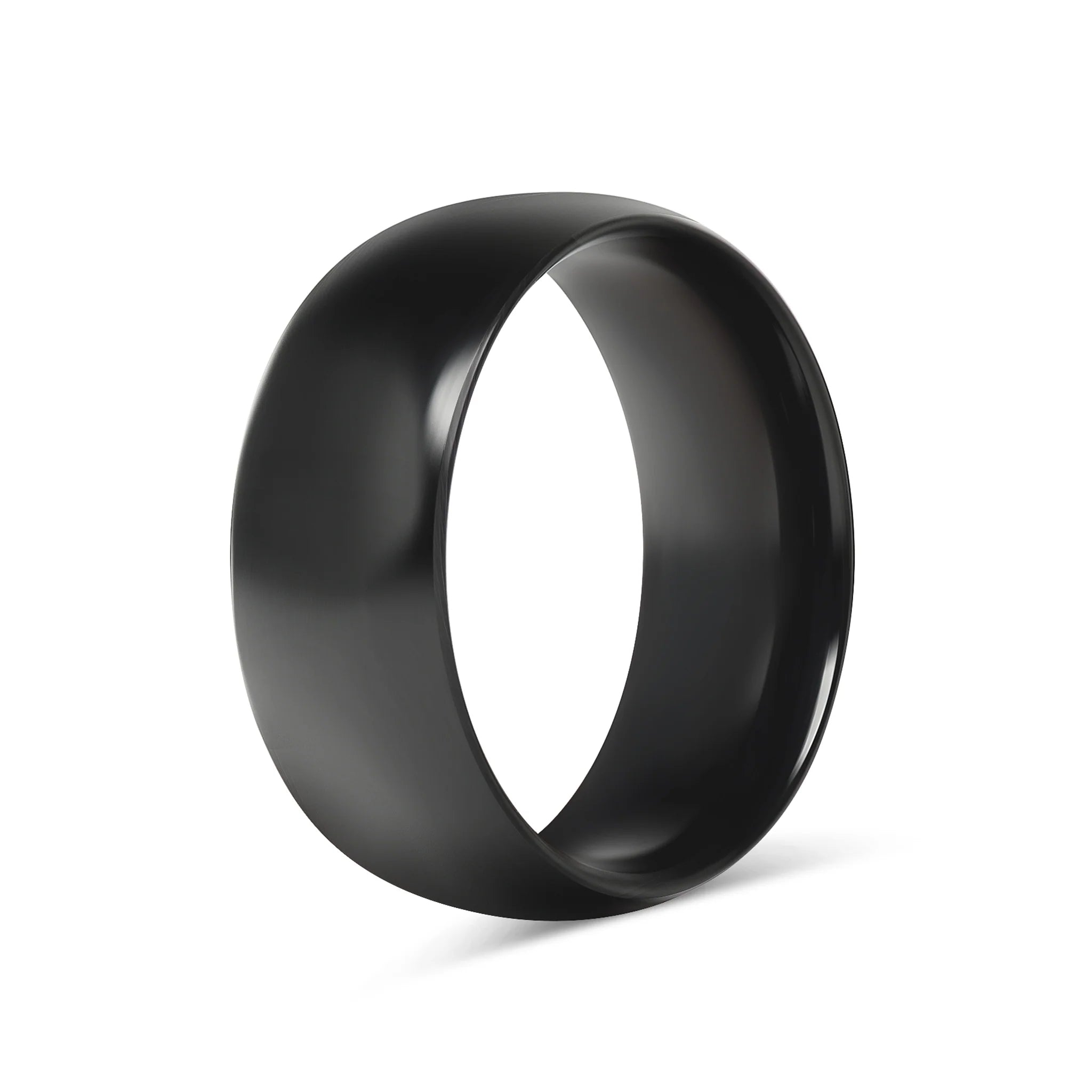Black Stainless Steel Blank Ring