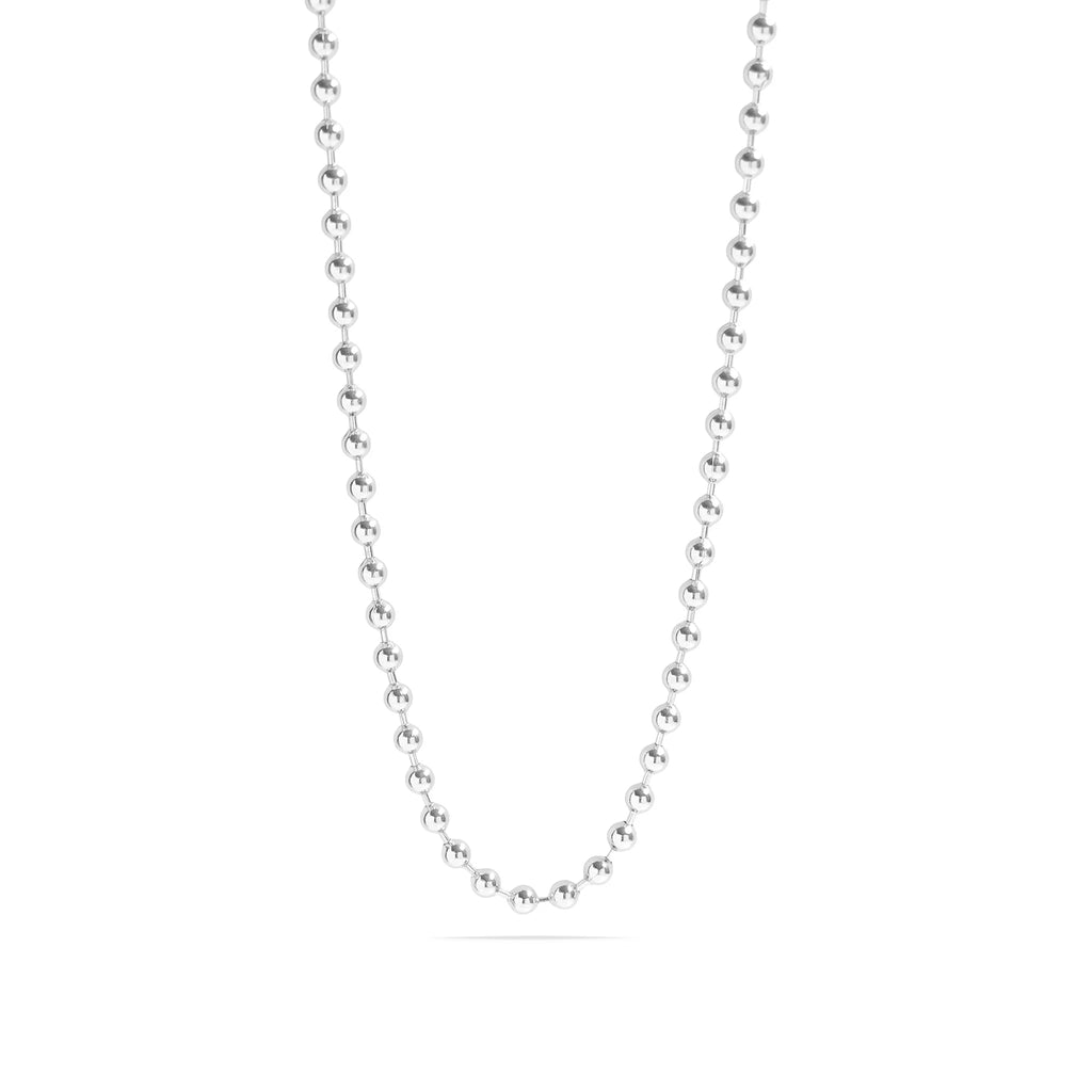 Stainless Steel Ball Bead Chain Necklace