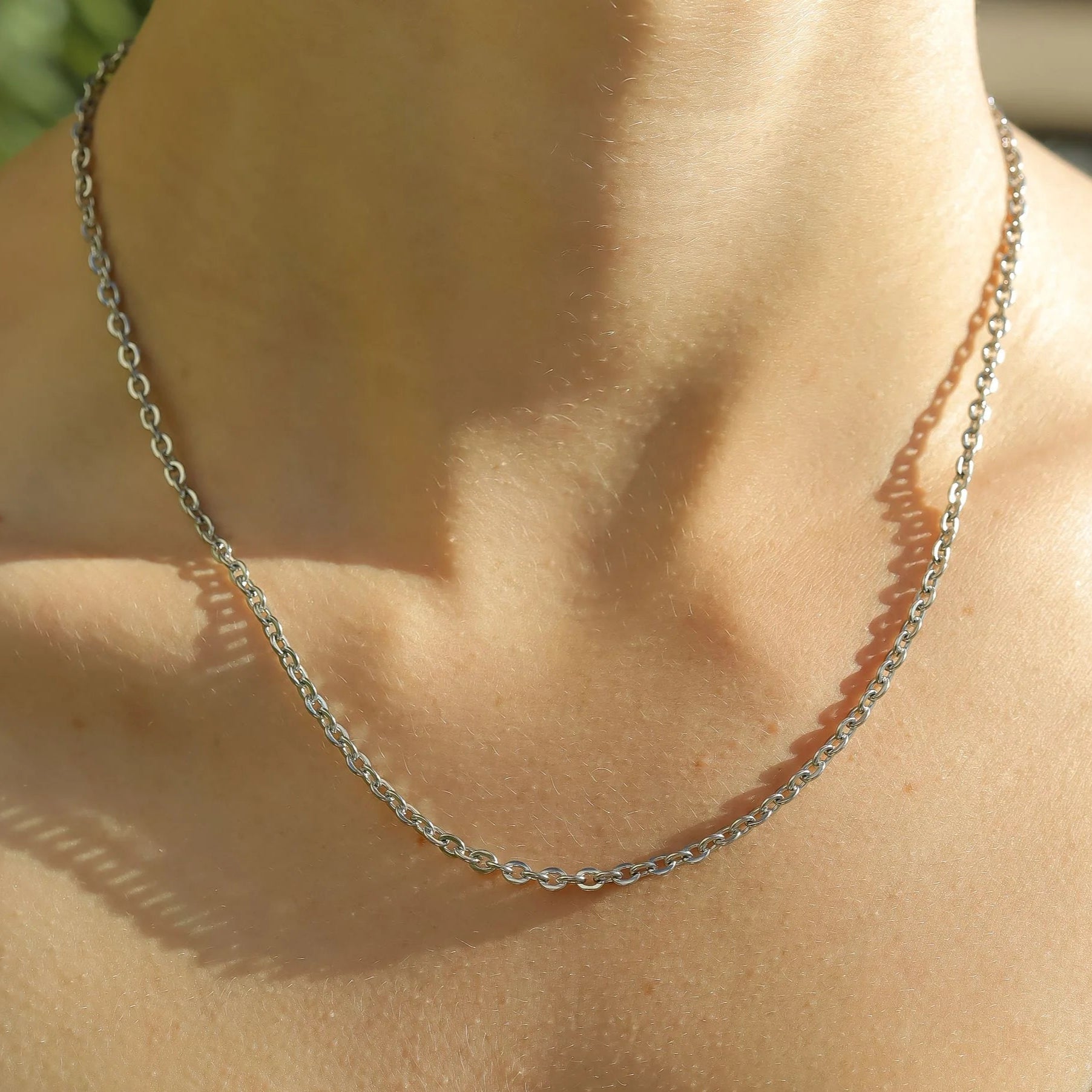 Stainless Steel Flat Oval Loop Chain